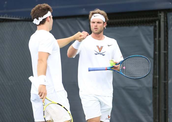 Inaki Montes and Ryan Goetz, Virginia Cavaliers men's tennis